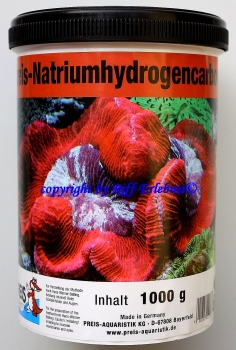 Natriumhydrogencarbonat 1000g Preis Aquaristik 10,49€/kg