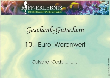Geschenk-Gutschein 10,00€