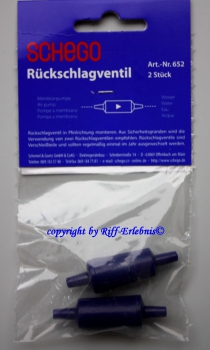 Schego Rückschlagventil für 4/6mm Schlauch 2er Pack