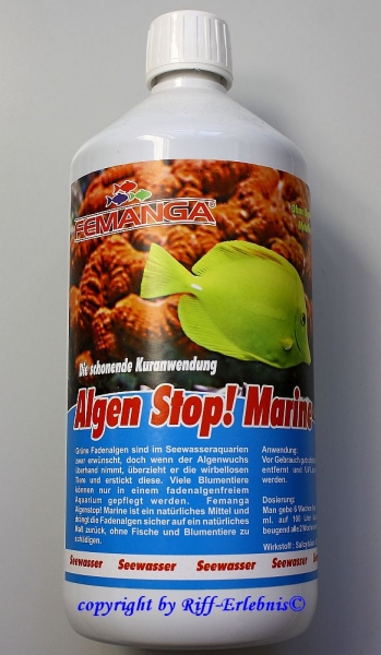 Algenstop Marine 1000ml Femanga 29,90€/L