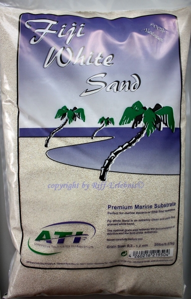 ATI Fiji White Sand 9,07kg Aragonit 0,3-1,2 mm  1,97€/kg