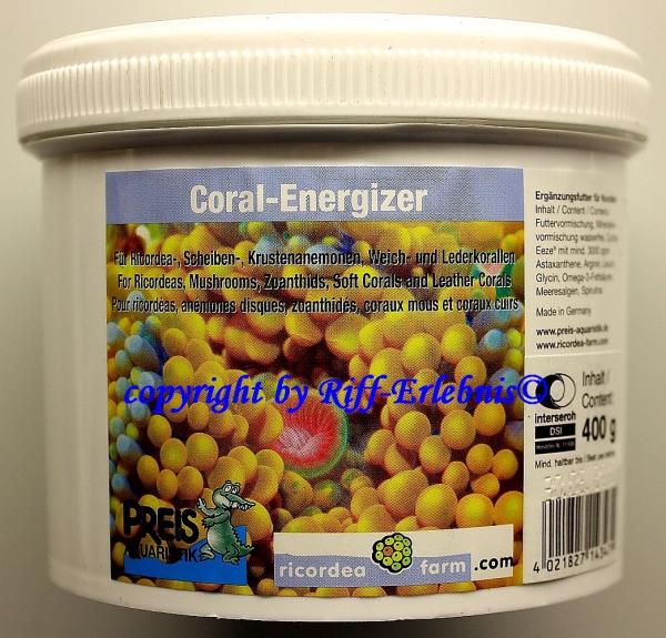 Coral-Energizer 400g PREIS Aquaristik 127,25€/kg