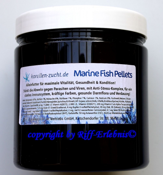 Marine Fish Pellets 350g Korallenzucht 28,57€/kg