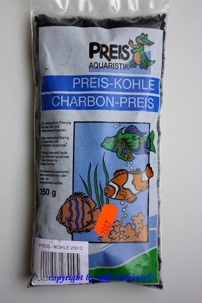 Charbon-Preis 250g Preis Aquaristik 35,80€/kg