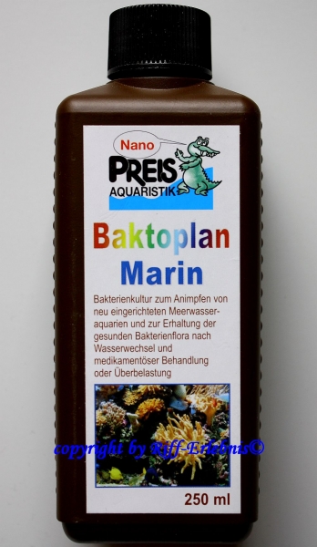 Baktoplan Marin Nano 250ml Preis Aquaristik 59,60€/L