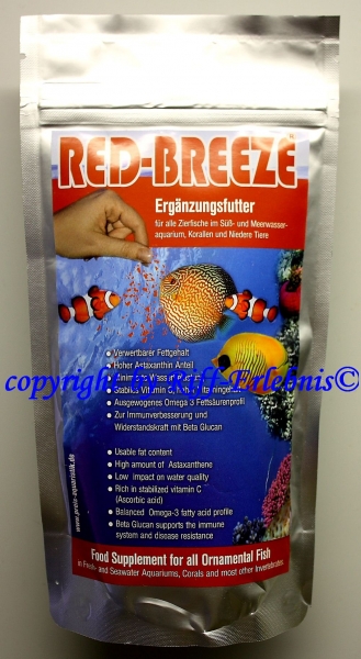 Red-Breeze 100g Preis Aquaristik 21,90€/100g