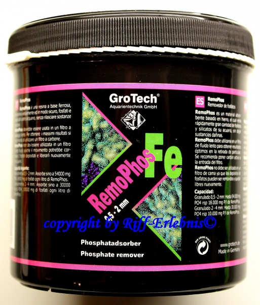 GroTech RemoPhos Fe 0,5-2mm 500ml  34,60€/L