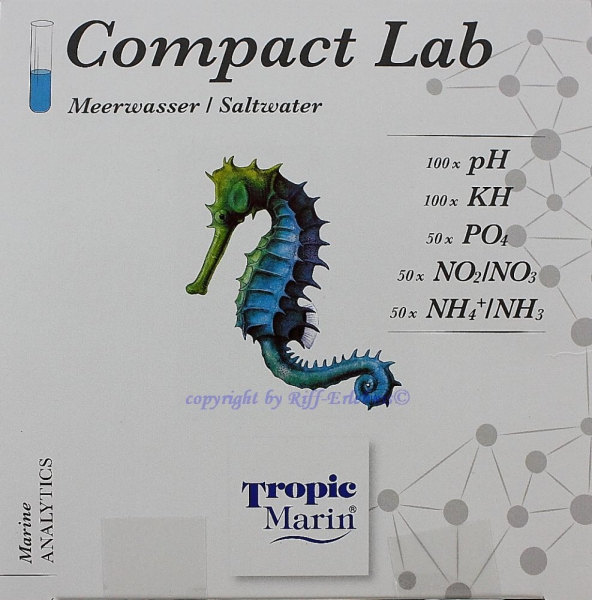 Tropic Marin Compact Lab Wassertest pH KH PO4 NO2 NO3 NH4 NH3